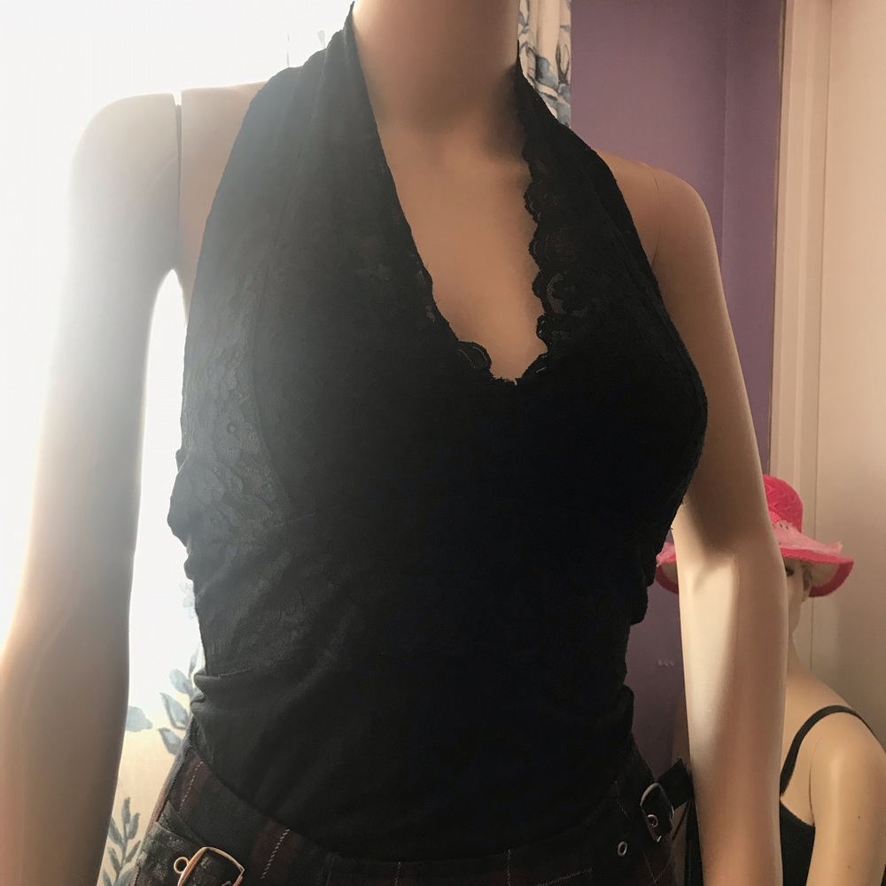 Shirley of Hollywood Black Blouse